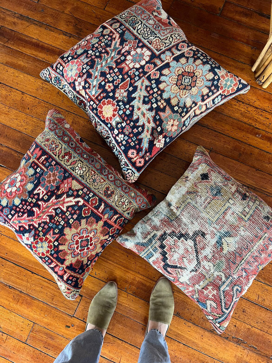 Persian rug pillows (set)